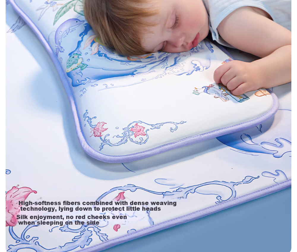 Betis Baby Pillow 0-6 Years Old Children's Pillow Cloud Slice Pillow Summer Breathable Baby Cooling Pillow Newborn Pillow Summer Party 14