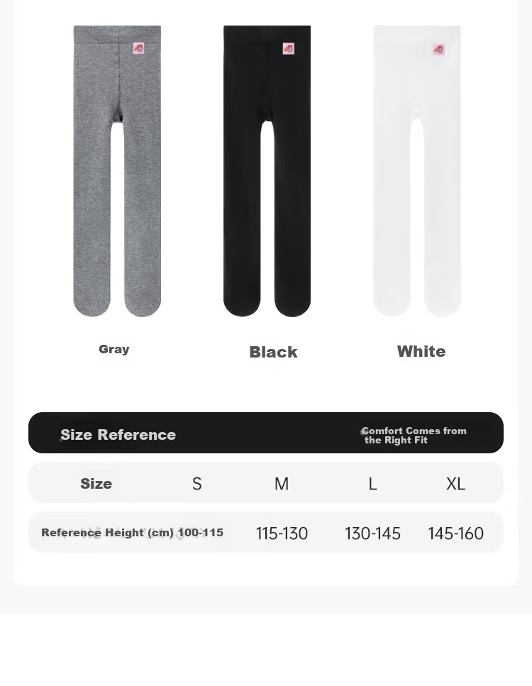 Disney Children's Dance Tights, White Pantyhose for Girls, Spring And Autumn Leggings, Base Layer Socks SP32034, Gray, Size L, for Ages 5-9 10