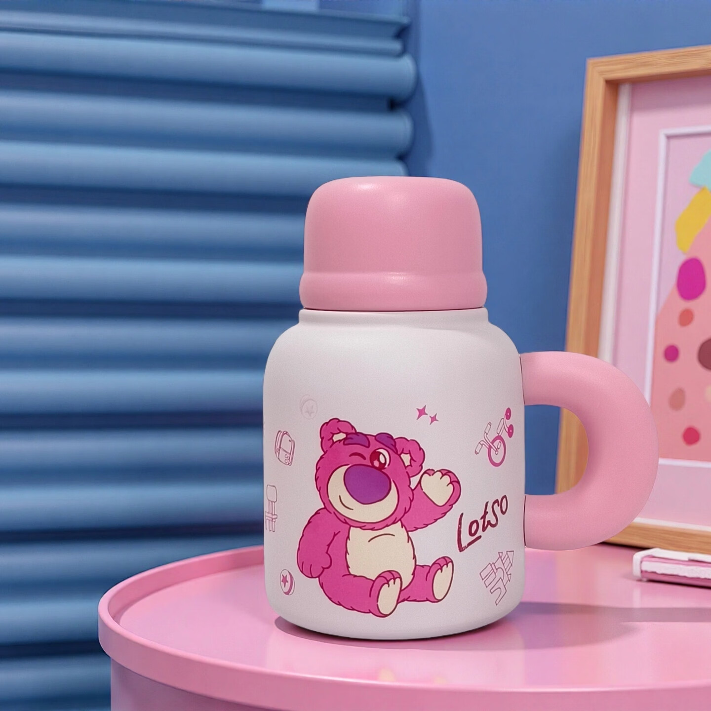 Disney Kids Insulated Water Bottle Portable 316 Stainless Steel 2026 New Dual Drinking Spout Straw Cup