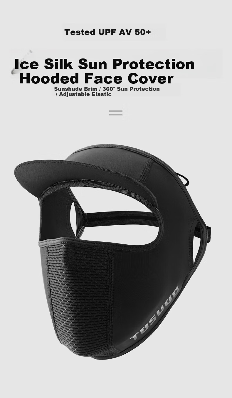Captain Tas Ice Silk Face Mask Unisex Summer Sun Protection Full Face Windproof Breathable Cycling Outdoor Riding Gear 1