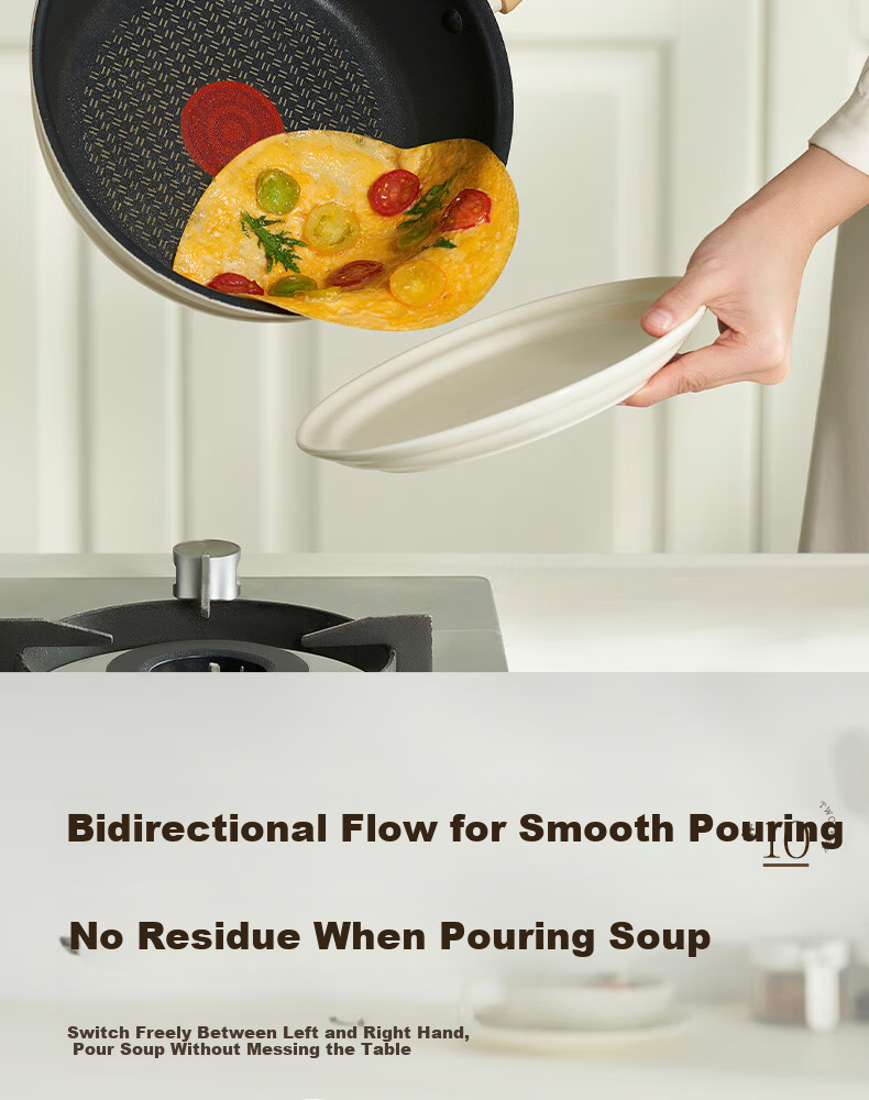 SUPOR 28cm Lightweight Red Dot Non-Stick Frying Pan Multi-Functional Flat Bottom Skillet EJ28QLP01 17