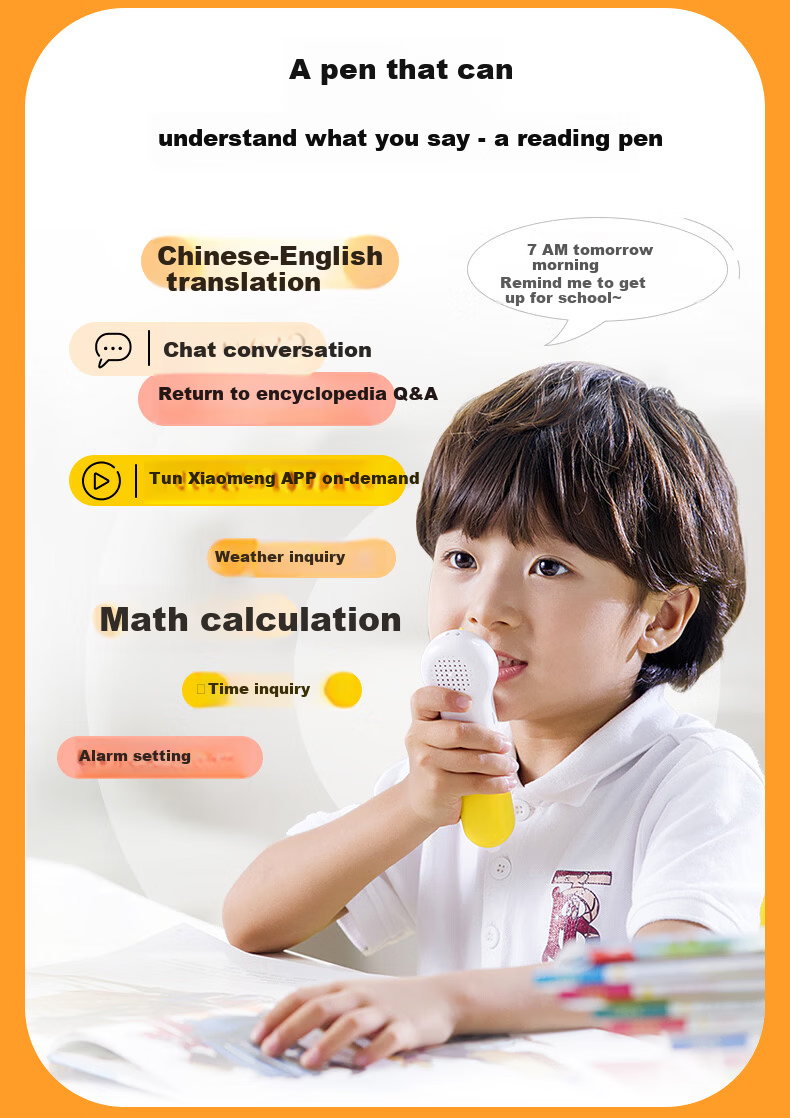 PIYO PEN Chick Ball Reading Pen Early Childhood Bilingual Enlightenment Interactive Game Children's Day Gift 17