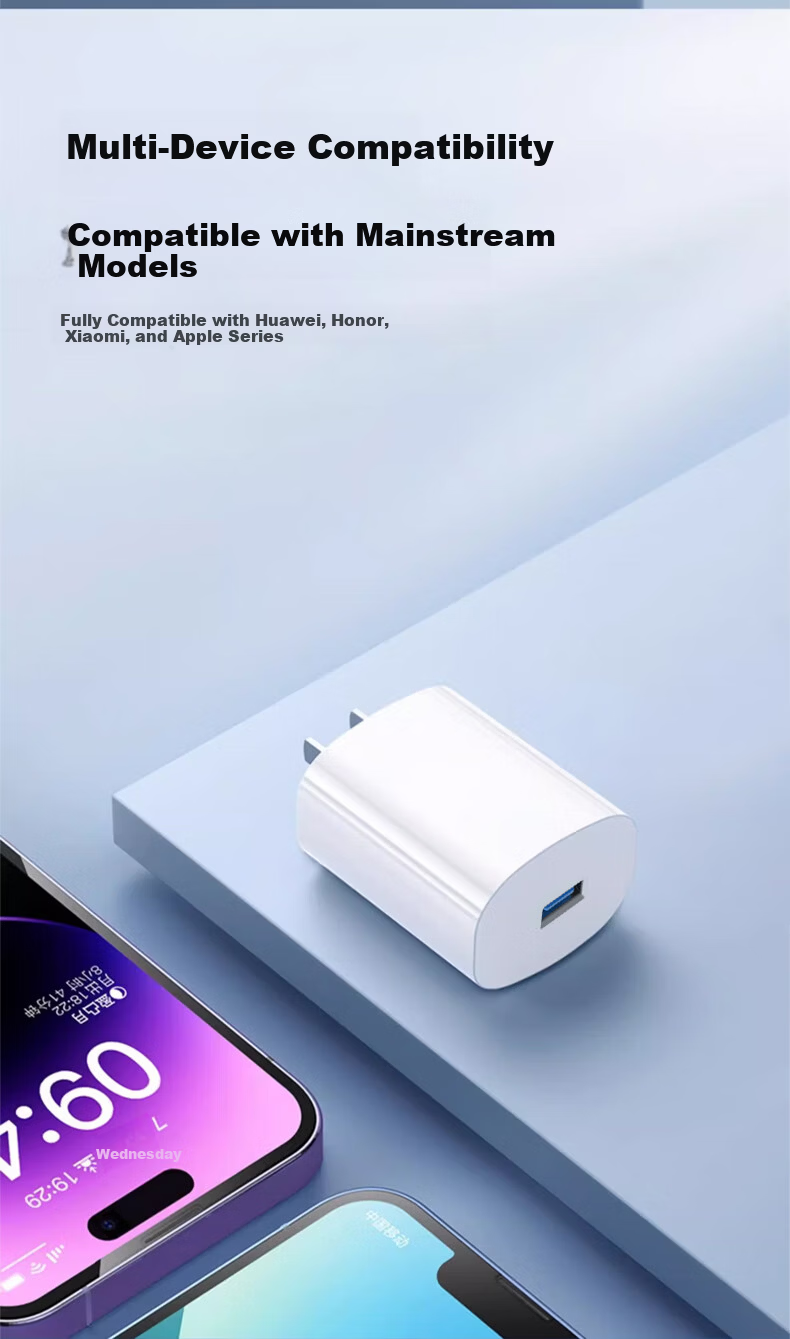 Zitai Compatible with Huawei Charger Head, 22.5W Super Fast Charging Data Cable, Charging Cable Set, Universal for Honor Xiaomi 22.5W + 1 Meter Three-In Fast Charging Cable, Blue Apple 18 6