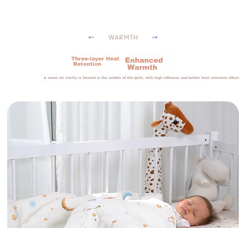 Luolaikids Quilt, Infant Class A Antibacterial Soybean Two-In Comforter, Kindergarten Quilt 150*215 9