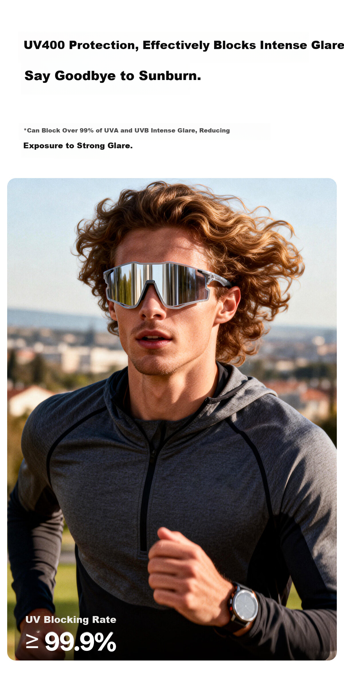 SCVCN Colorful Running Glasses Marathon Outdoor Sports Anti-Glare Windproof Sunglasses Unisex 6
