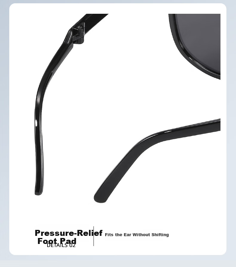 40K Foldable Sunglasses Unisex Premium UV Protection Lightweight Large Frame Korean Style Trendy Small Face Sunglasses 3