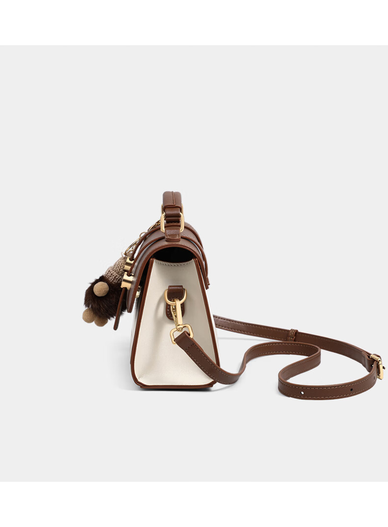 Viney Women's Handbag, Cowhide Crossbody Cambridge Bag, Light Luxury Shoulder Small Square Bag, Birthday Gift for Wife on May 20th, Present for Girlfriend 17