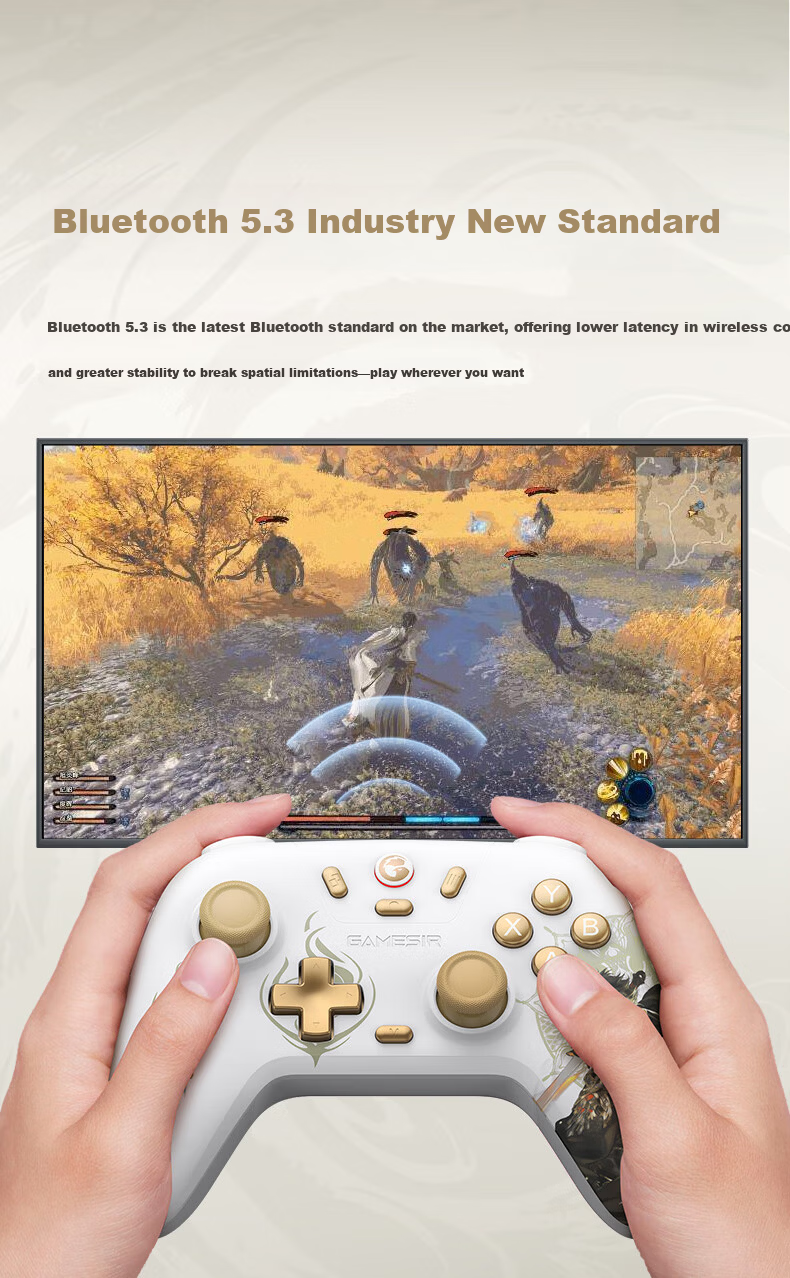 Genshin Little Chicken Morning Star 2 Carrier Panda Limited Edition Wireless Game Controller for Mobile NS Android Apple PC TV Steam Bluetooth Wired Dual Player 5