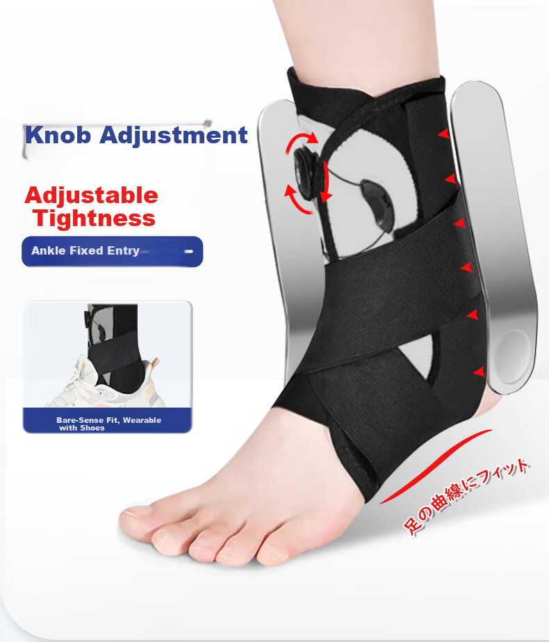 CRALVKOIN Medical Ankle Brace with Knob for Ligament Injury, Ankle Joint Stabilizer, Sprain Prevention and Post-Injury Rehabilitation Support 1