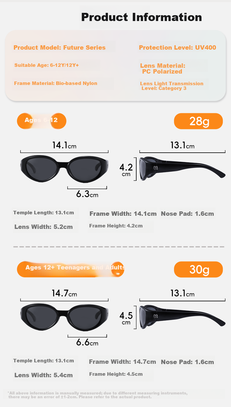 Kigo 2025 New Headband Polarized Kids Sunglasses Liquid Silver for Boys and Girls Age 6-12 9