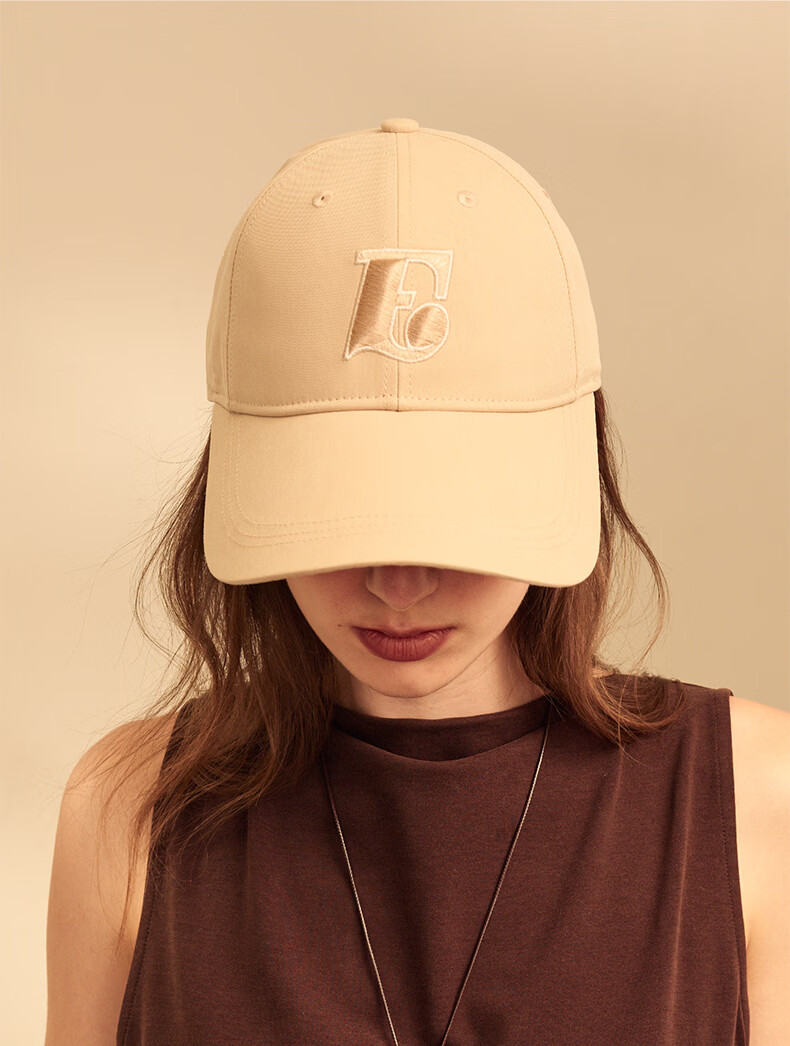 ELLE Oversized Baseball Cap Women Fashion Embroidered Duckbill Hat Outdoor Sun Protection Unisex 11