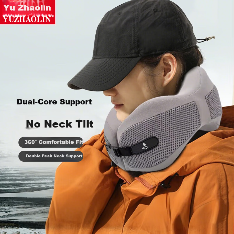 Yuzhaolin U-Shaped Travel Neck Pillow Cervical Pillow for Neck Support Car Headrest Office Nap Cushion