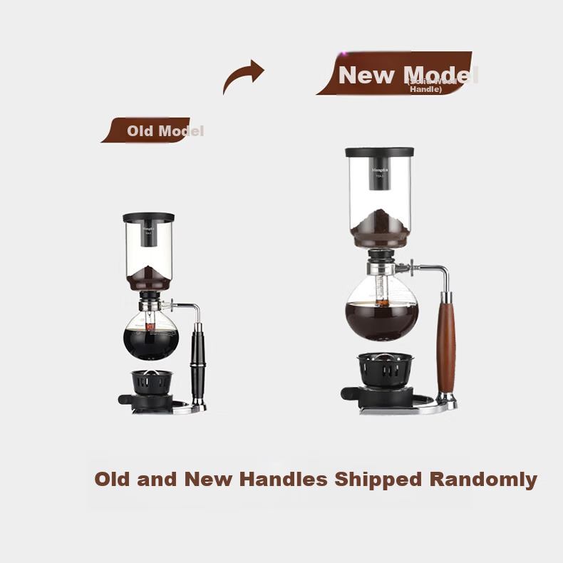 Mongdio Siphon Coffee Maker Home Siphon Coffee Pot Set Manual TCA-3 Cup Gift Box 31