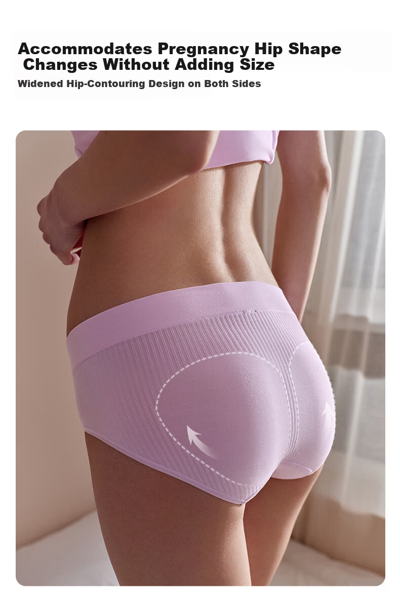 Ubras 60S Modal Seamless No-Trace Comfortable High-Elastic Low-Waist Women's Triangle Panties Valentine's Day 7