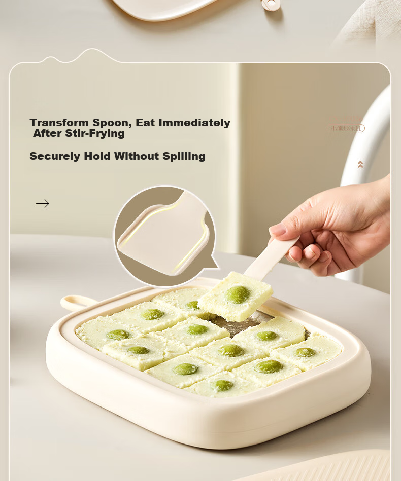 Bear Home Use Small Stir-Fried Yogurt Machine Children's Mini Stir-Fried Ice Cream Maker Ice Machine Non-Electric 316 Stainless Steel 9
