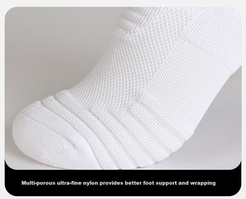 Under Armour Socks [3 Pairs] Basketball Badminton Sports Socks Unisex Running Breathable Ankle Anti-Odor Thickened Terry Cotton Socks 27