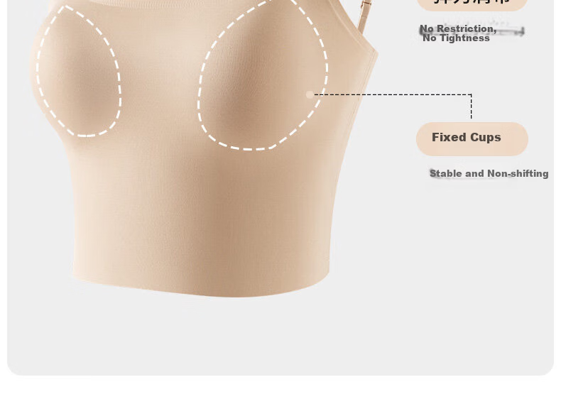 MiiOW Ice Silk Sun Protection Camisole for Women with Built-In Bra Pads, Invisible Underwear, Beautiful Back Design, And Outer Wear Top 17