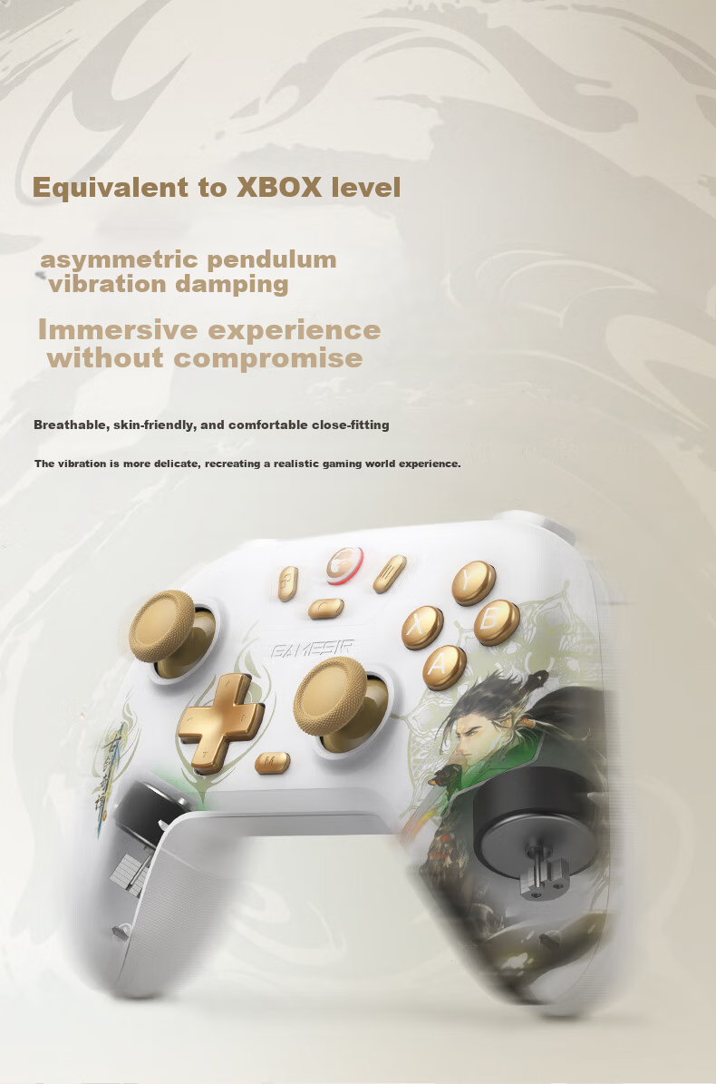 Genshin Little Chicken Morning Star 2 Carrier Panda Limited Edition Wireless Game Controller for Mobile NS Android Apple PC TV Steam Bluetooth Wired Dual Player 12