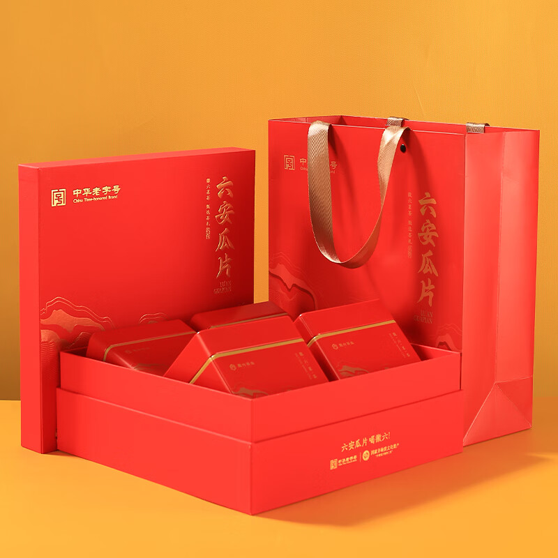 徽六2026新茶上市 绿茶六安瓜片茶叶礼盒240g 特一级雨前头采 送领导