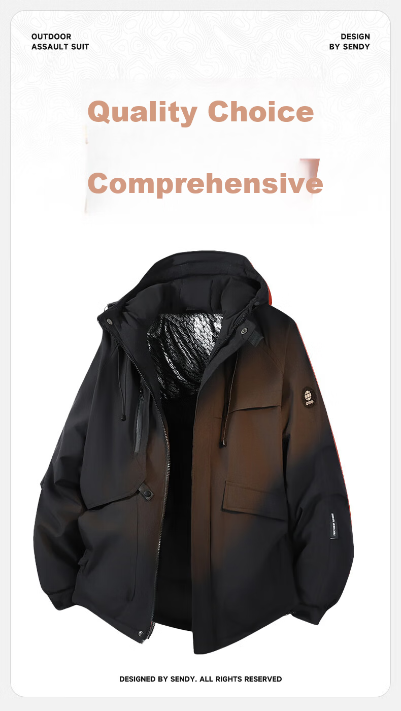 Warrior Men's Cotton Padded Jacket Autumn Winter Plus Size Thickened Warm Bread Jacket Loose Coat New Year Battle Robe 1