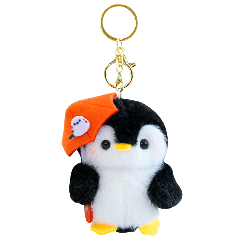 Beishangxing Penguin Plush Doll Keychain Backpack Pendant Car Keychain Toy Birthday Gift for Girls Children's Day Gift
