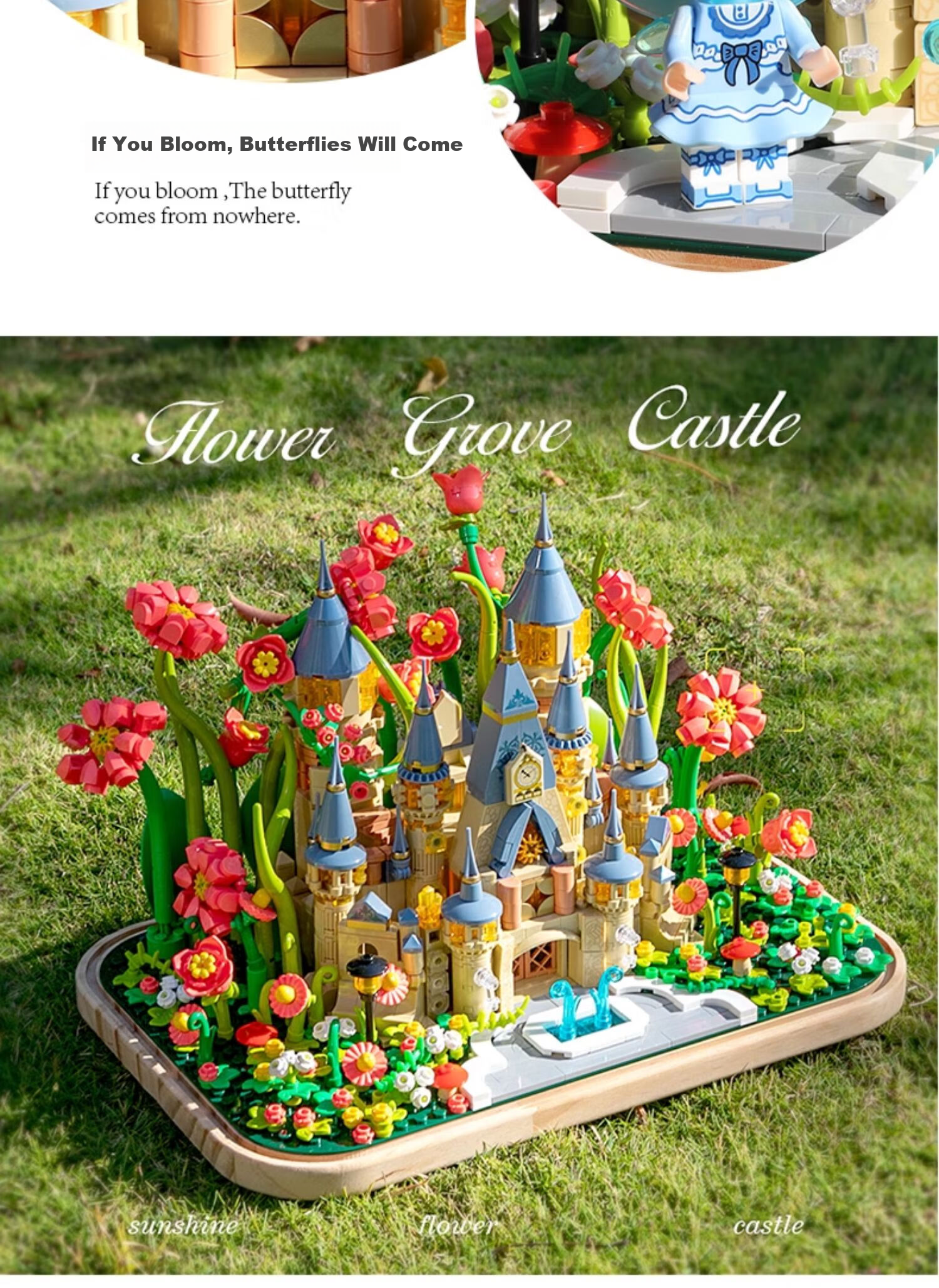 Feimi (Femibox) Compatible with LEGO Children's Building Blocks Toy, Birthday Gift for Boys And Girls, Fuyu Building Block Vase S2261 8