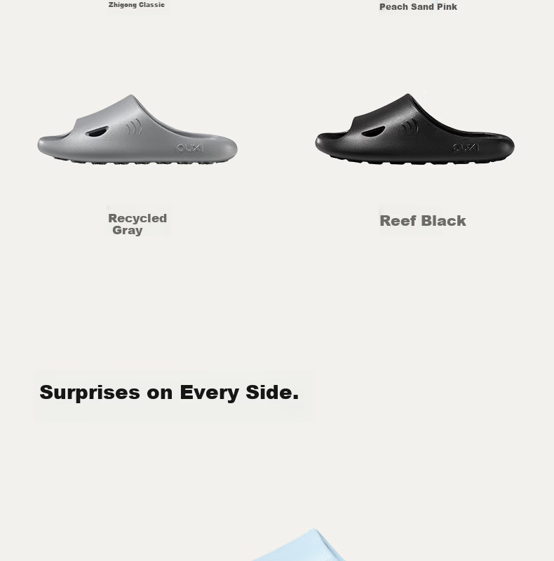 Puxi Big Shark Men's Summer Thin Sole Indoor Home Shower Non-Slip Odor-Resistant EVA Slippers Women's Sandals 17
