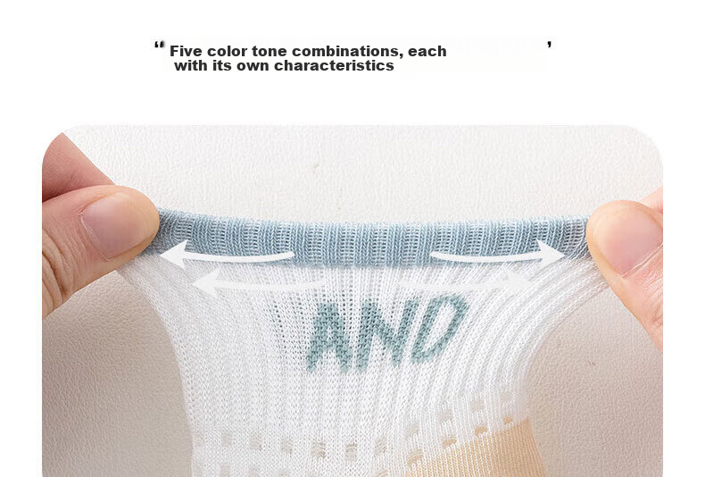 Mianmanman Children's Socks, Summer Thin Style, Xinjiang Cotton, Baby And Big Kids, Boys Summer Mesh Breathable Short Socks, 7 Pairs 8