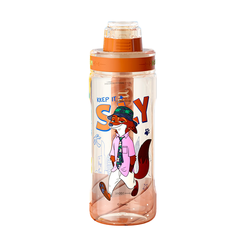 Disney Children's PPSU School Water Bottle 660ml Summer Direct Drinking Cup for Boys and Girls Kindergarten Primary Students