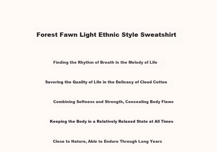 Demana [Forest Fawn] Lightweight Oxygen Cloud Cotton Ribbed Crewneck Printed Stretchy Long Sleeve Sweatshirt for Women 1
