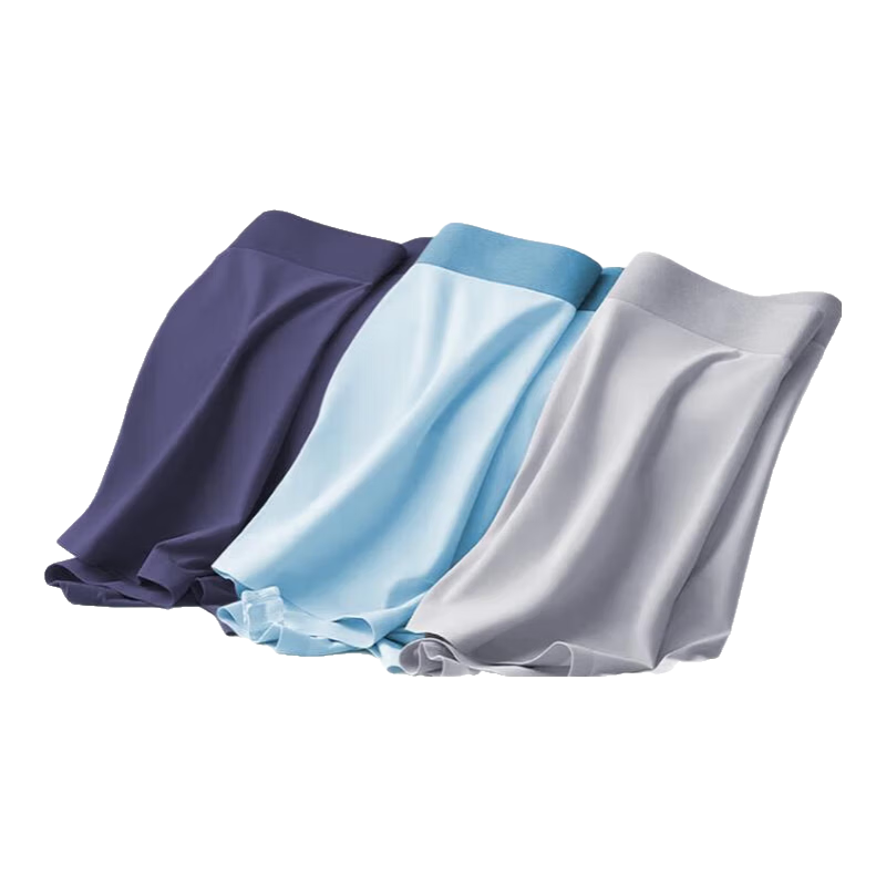 Dr. Chu Disposable Men's Ice Silk Seamless Sterilized Boxer Shorts Large Size Breathable Travel Wash-Free Daily Portable