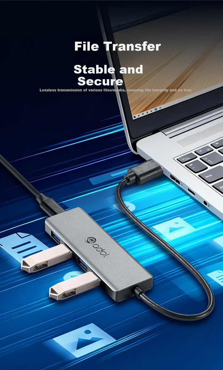 ASUS a Type-C 3.0 USB Hub Splitter Docking Station Extension Cable Adapter HC413 Metal 0.25M 7