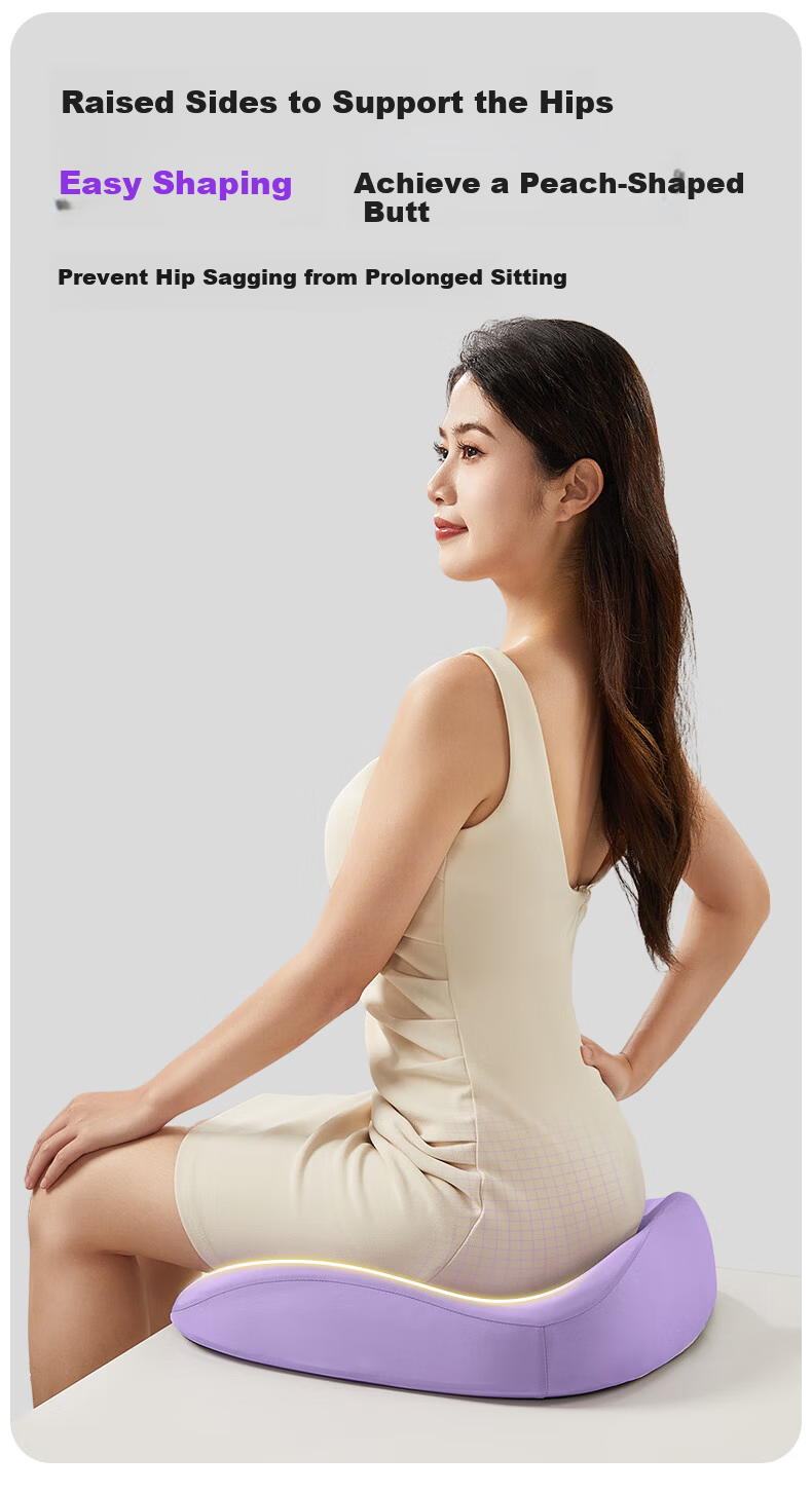 SITGOOD Posture Correcting Seat Cushion Office Chair Pad STG Tailbone Pressure Relief Cushion Long-term Sitting Pain Prevention Seat Pad 8