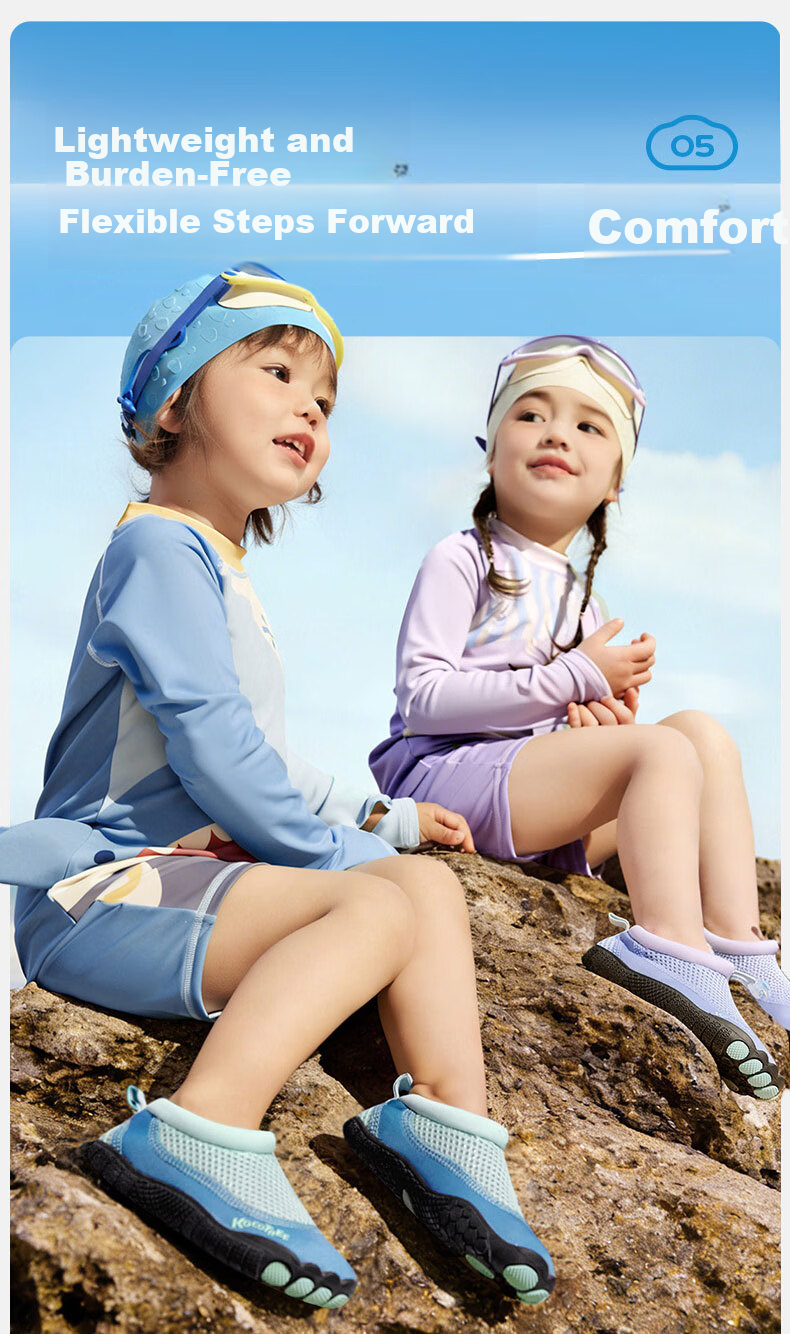 Kocotree KK Tree Kids Water Shoes Non-Slip Cut-Resistant Baby Beach and Water Play Shoes Dual-Use for Land and Water 13