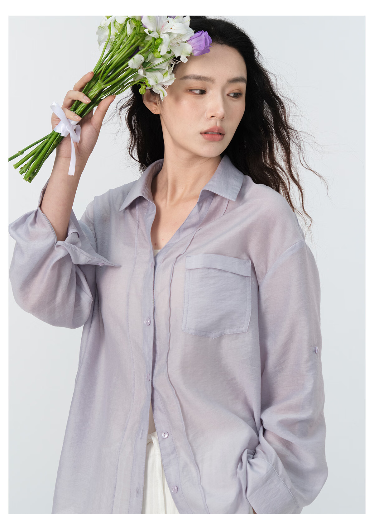 RA&RN RARN/Love Like You Lightweight Lapel Lyocell Shirt 11