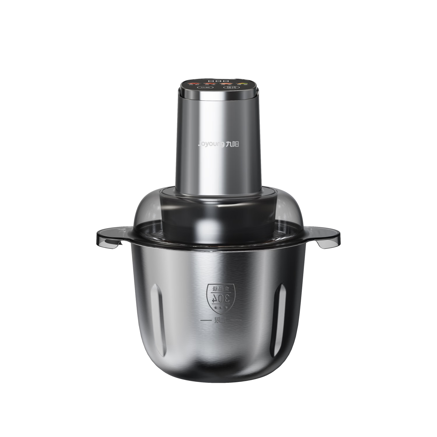 Joyoung Heavy-Duty New Multifunctional Electric Stainless Steel Dual-Drive Adjustable Coarse-Medium-Fine Intelligent Baby Food Processor 3L Large Capacity Household Meat Grinder LA767(D)