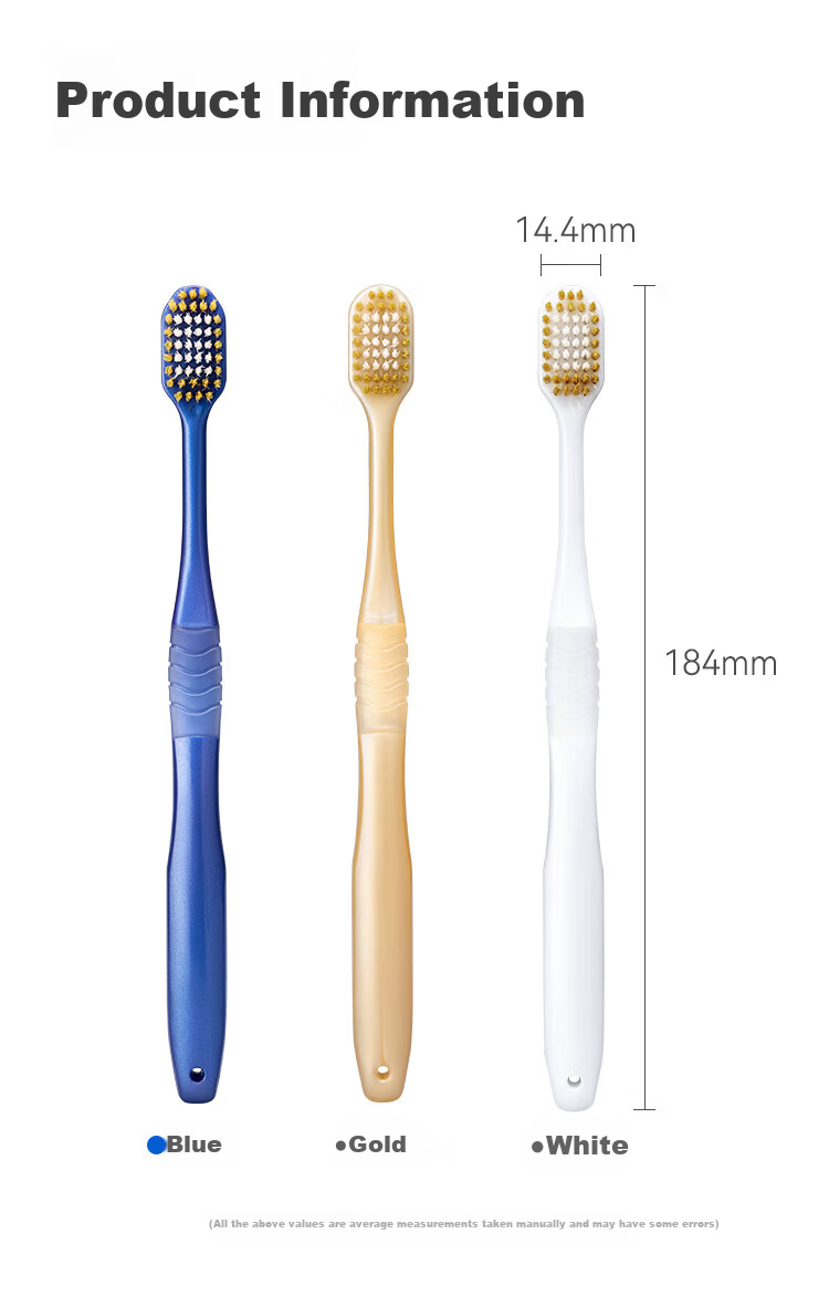 JD Jingzao Wide Head Soft Bristle Toothbrush 48-Hole Wide Head Gum Care Ultra Soft 6-Pack Deep Cleaning Family Set 11