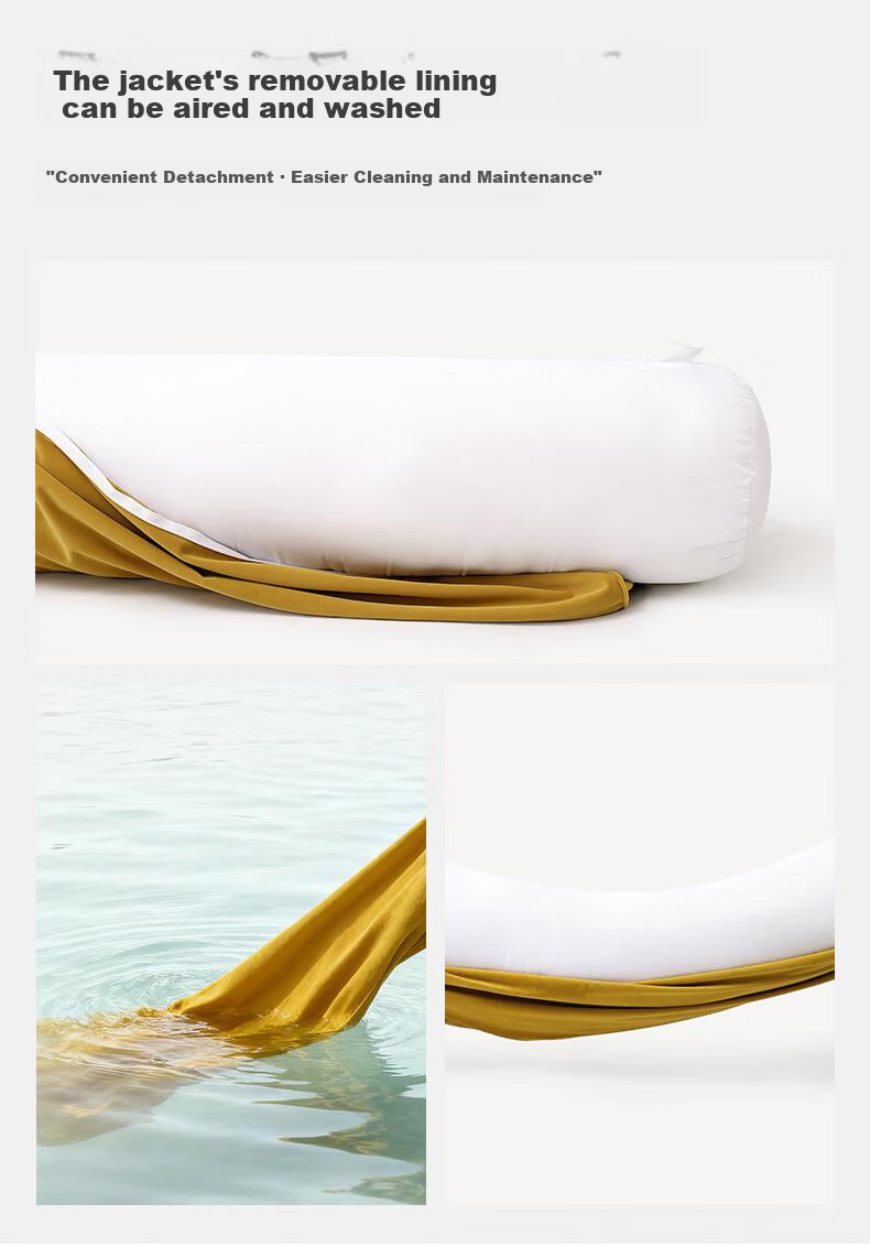 AiLu Long Body Pillow for Girls Sleeping Pregnant Women Side Sleep Leg Hugging Cylindrical Pillow Removable Washable for Boys 10