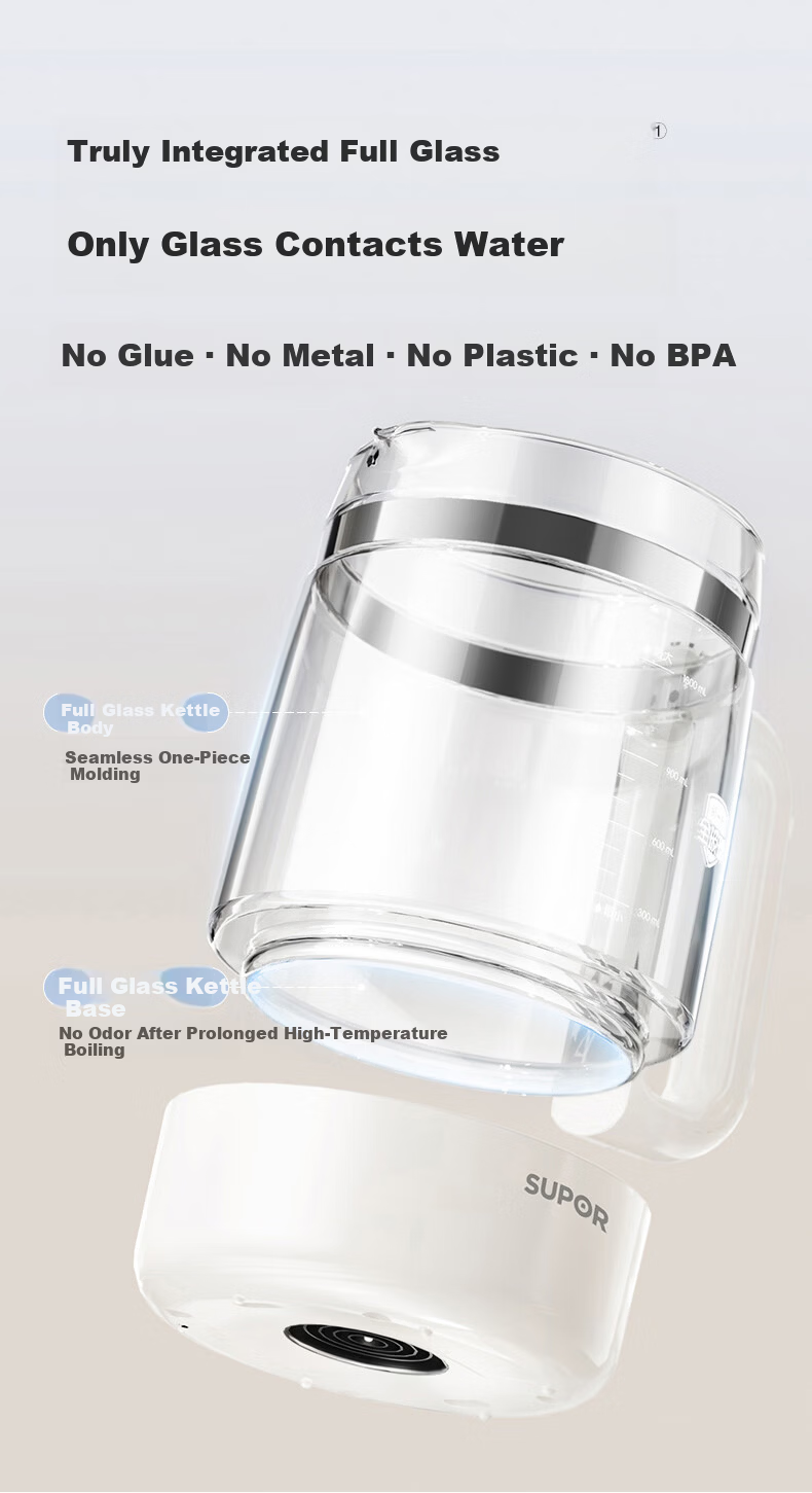 SUPOR Baby Bottle Sterilizer and Dryer All-Glass Feeding Station Thermostatic Kettle Infant Milk Preparation BW016B 4