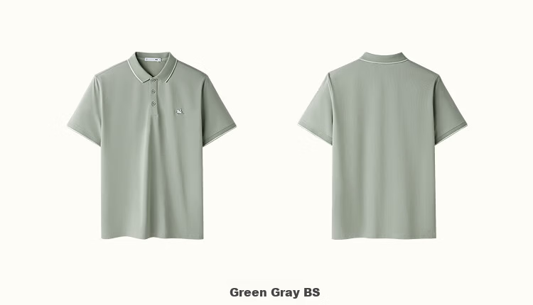 HLA Heilan Home Men's Short Sleeve Polo Shirt 2026 New Arrival Ma Dao Fa Cai Collar Cool Breathable Summer Short Sleeve 10