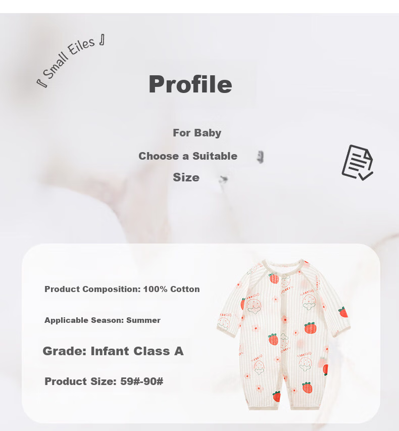 Tonglian Chuxin Baby Summer Romper Long Sleeve Mesh Cotton Thin Newborn Infant Air Conditioning Clothes Summer Wear 11