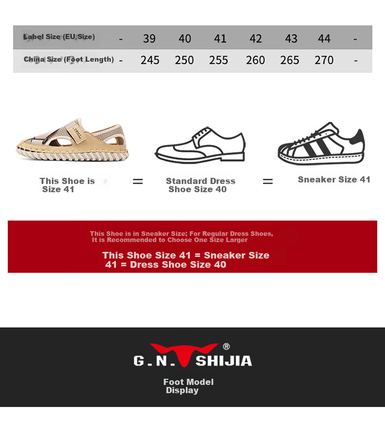 Bull Family Men's Summer Closed-Toe Sandals Soft Leather Soft Sole Outdoor Water-Resistant Casual Trendy Men's Clogs 7