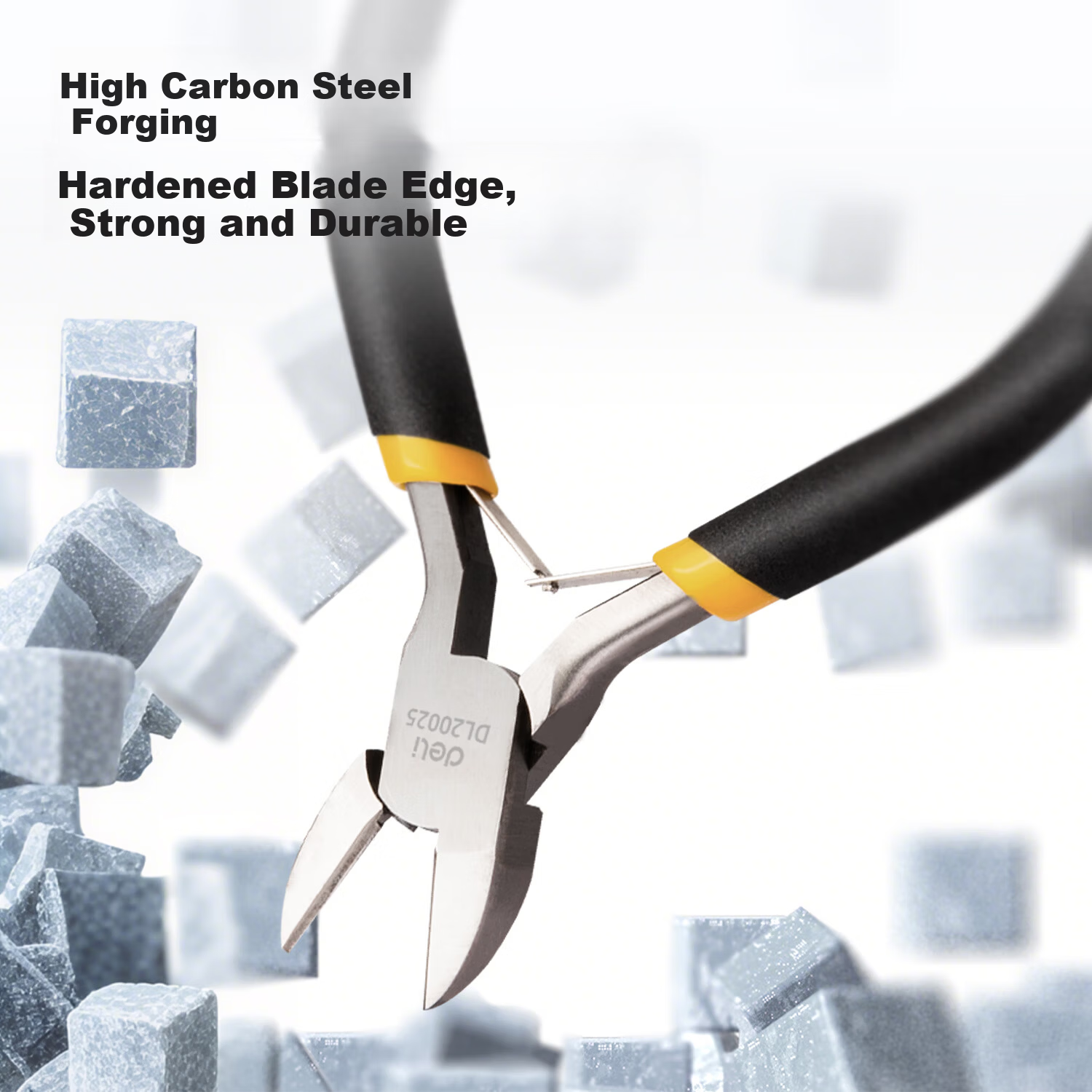 Deli Mini Diagonal Pliers Thin Blade Diagonal Cutting Pliers Wire Cutters Electrician Industrial Grade Side Cutting Pliers