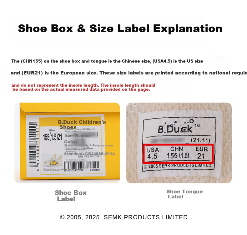 B.Duck Kids Yellow Duck Boys and Girls Sports Shoes Soft Sole Comfortable Running Shoes Lightweight Casual Shoes 6869 White Purple Size 29 10
