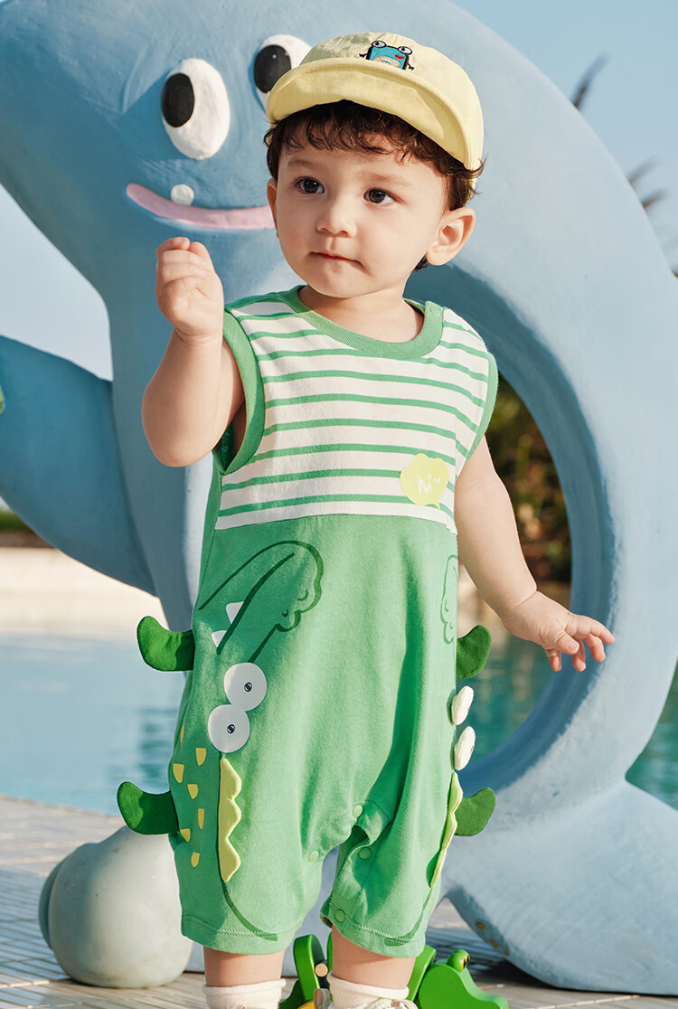 BALABALA Children's Clothing, Baby Romper, Newborn Onesie, Outdoor Baby Clothes, 2026 New Summer Style, Cute Animal Desig 2
