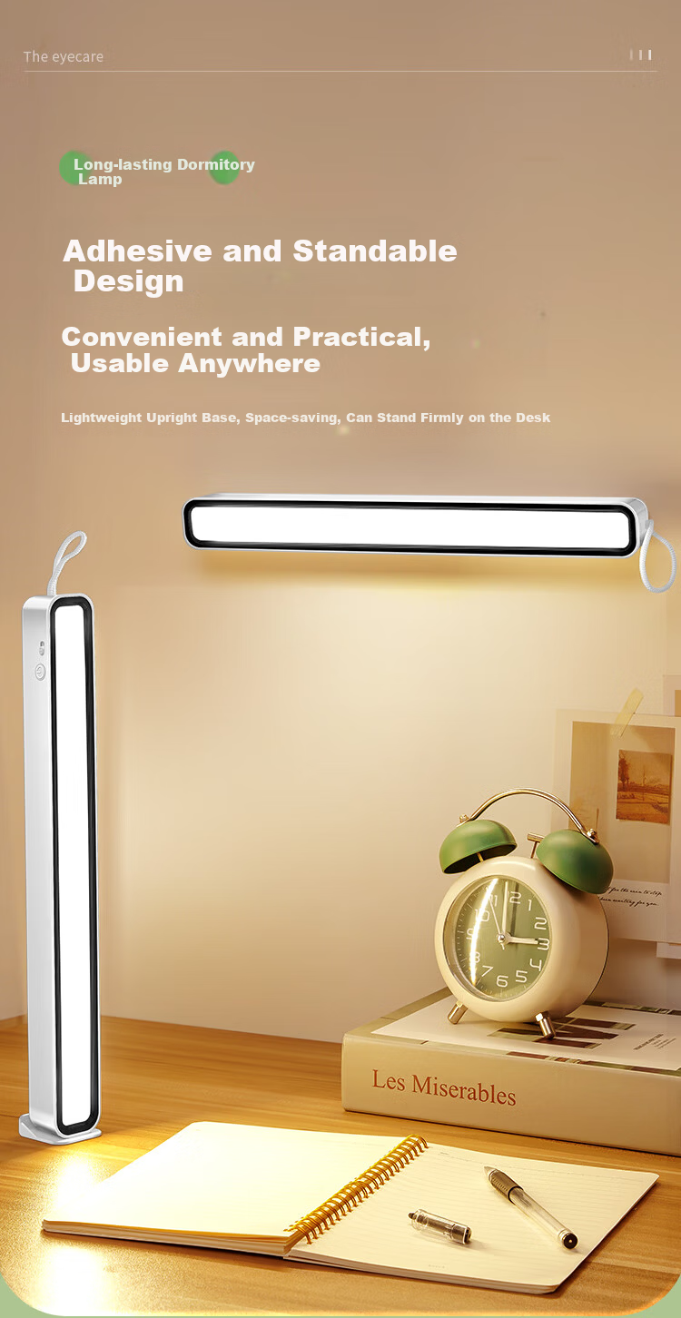 DUPAI Eye Protection Desk Lamp Study Bedroom Bedside Magnetic Student Dormitory Rechargeable Cool LED Night Light 1