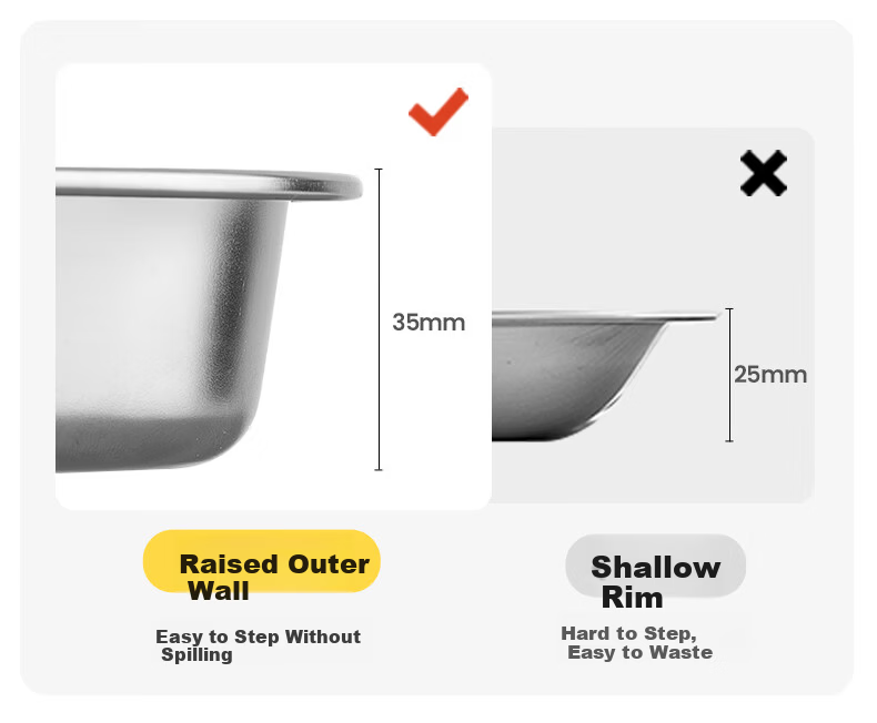 LOCK&LOCK Children's Divided Plate, 316L Stainless Steel Compartment Plate, Baby-Specific Food Tray, Kindergarten Meal Divider, Dining Utensils 4