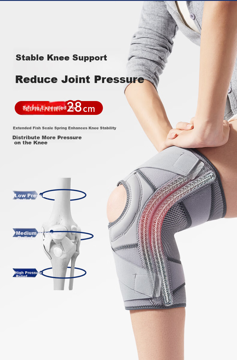 GALVARAN Knee Brace for Meniscus Injury, Sports Post-Surgery Support, Patella And Knee Joint Fixation Protector for Men And Wome 11