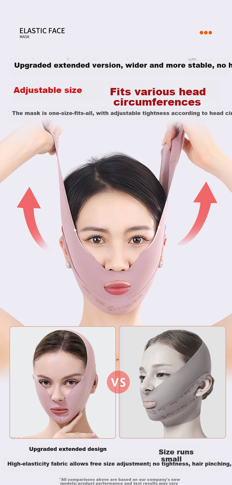 Chuxian Facial Sculpting Firming Lifting Mask Double Chin Nasolabial Fold Facial Bandage Sleep Small V Face 9