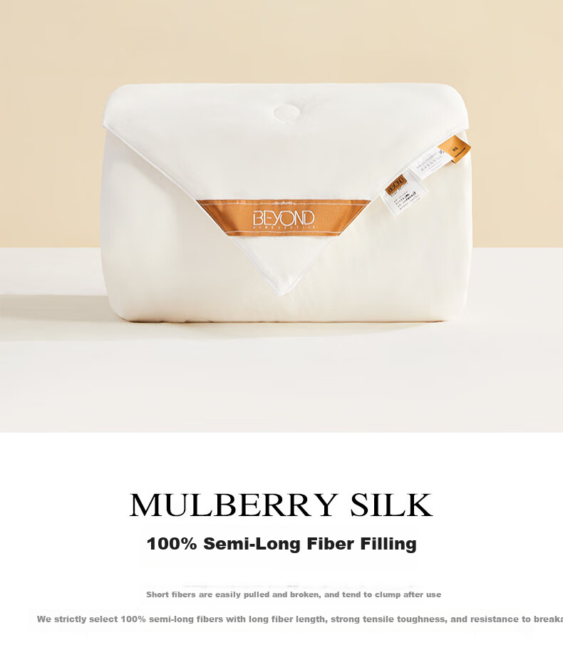 Boyang Home Textiles 100% Silk Quilt Baby-Friendly A-Class Cotton Antibacterial Silk Spring and Autumn Quilt Core Approx. 4.1 Jin 200*230cm 3